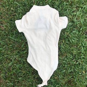 White cream bodysuit